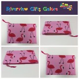 Zip Clutch / Purse / Bag / Pouch - Flamingo Zip Clutch / Purse / Bag / Pouch - Flamingo